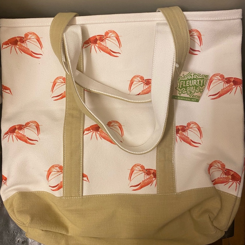 Fleurty Girl brand (new orleans) crawfish bag